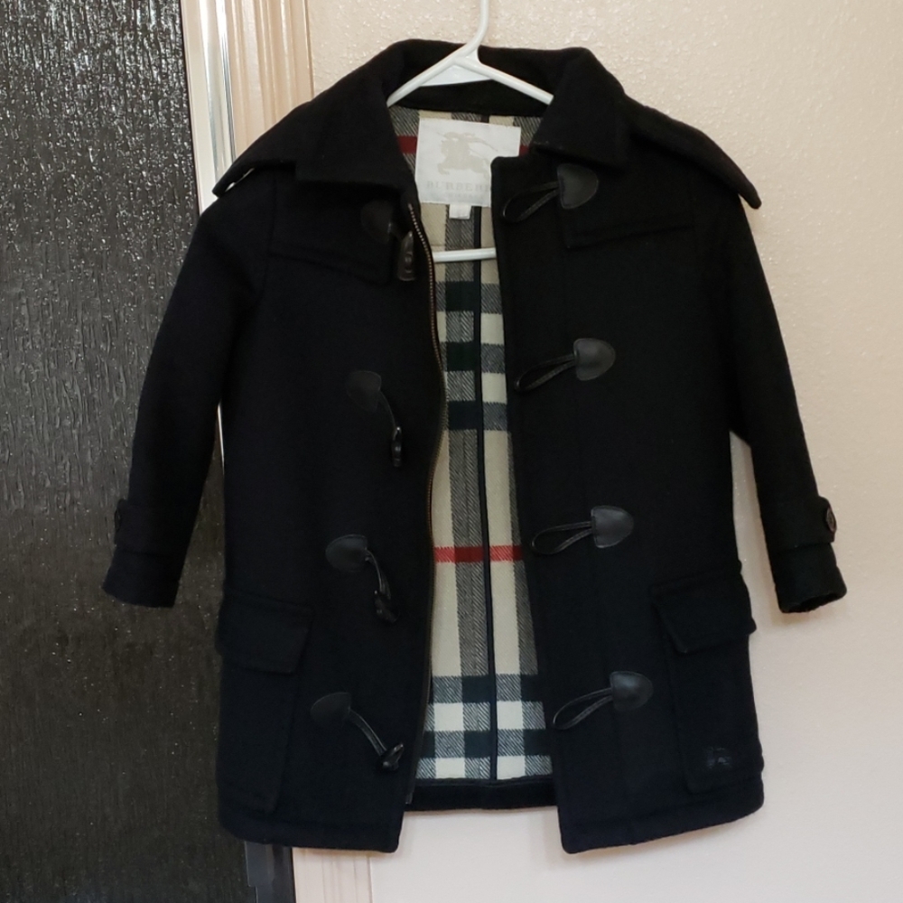 Burberry wool coat for boys